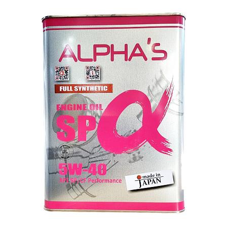 Масло моторное ALPHA'S 5W-40 SP/CF 4L