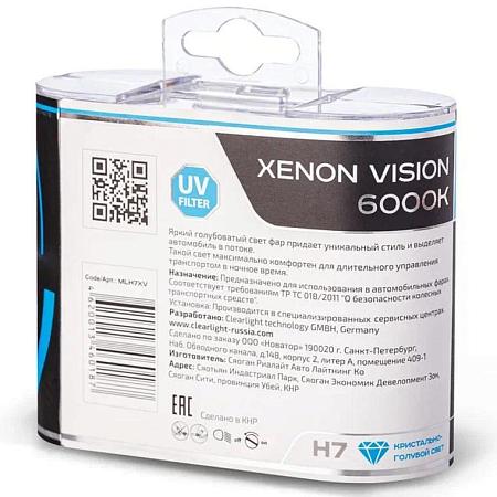 Лампы Clearlight XenonVision H7 12V 55W к-т 2шт