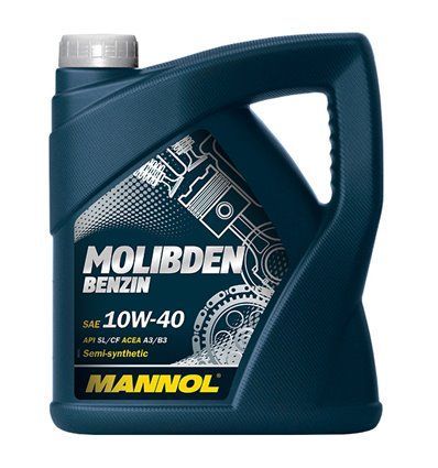 Масло моторное Mannol Molibden Benzin 10W40 4 л