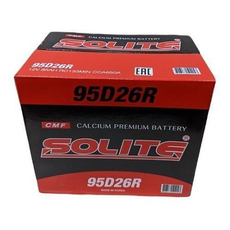 Аккумулятор автомобильный Solite CMF95D26R 85Ah