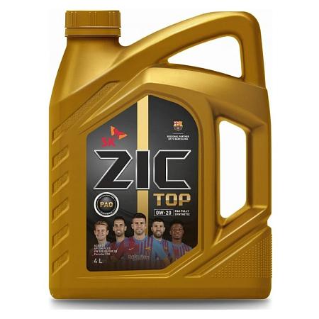 Масло моторное ZIC TOP SAE 0W20 SN+/C5 /508/509 4L